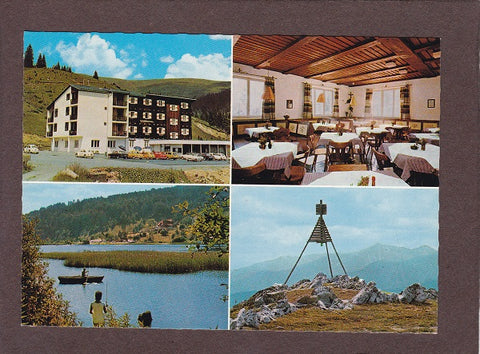 AK Alpenhotel und Schischule Lachtalhaus. Karl Haas.