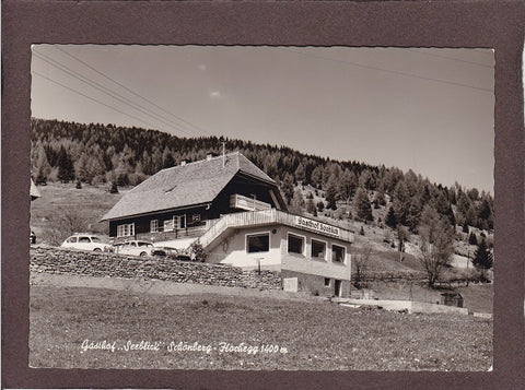 AK Schönberg – Hochegg. Gasthof Seeblick.