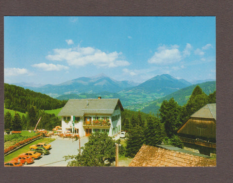 AK Oberwölz. Pension - Gasthof Zum Alpenblick.