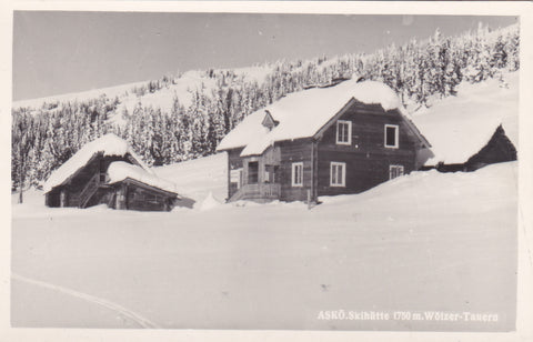 AK ASKÖ. Skihütte. Wölzer Tauern.