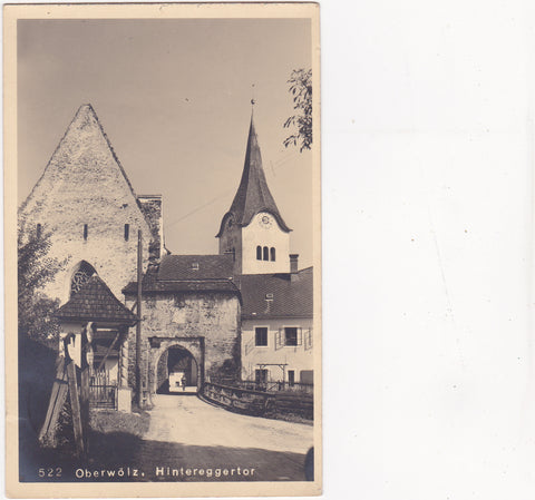 AK Oberwölz. Hintereggertor. (1930)