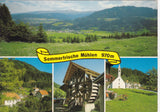 AK Sommerfrische Mühlen mit Zirbitzkogel. Altes Mühlrad, St. Rochus.Kapelle. 