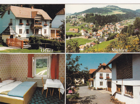 AK Mühlen 47. Fam. Linde Ofner. Urlaub am Bauernhof.