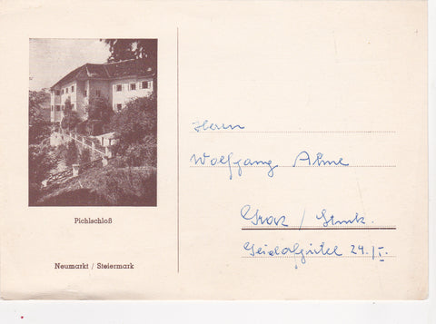 AK Neumarkt. Pichlschloß.