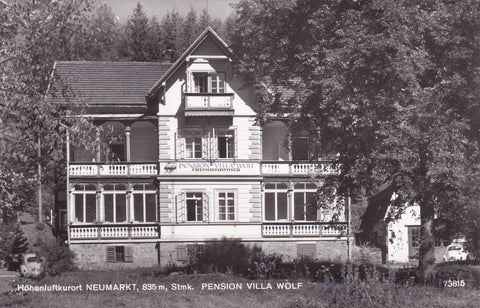AK Neumarkt. Pension Villa Wolf. (1966)