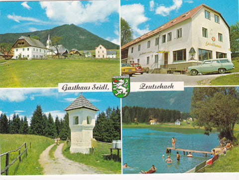 AK Zeutschach. Gasthaus Seidl.