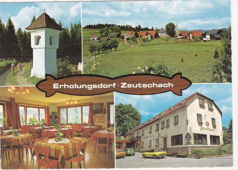 AK Erholungsdorf Zeutschach. Gasthof Seidl.
