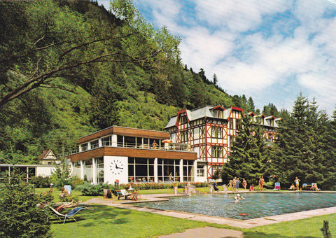 AK Kuranstalt - Thermalbad Wildbad-Einöd.