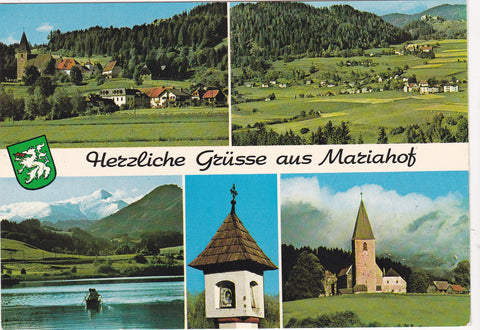 AK Herzliche Grüsse aus Mariahof.