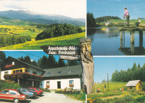 AK Mariahof 236. Appartementhaus Günther u. Heidellinde Peinhaupt.