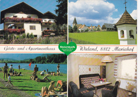 AK Mariahof 224. Gäste- und Apartmenthaus Hannelore Wieland.