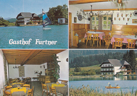 AK Mariahof 81. Gasthof Furtner, E. Maier. am Furtnerteich.