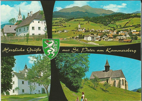 AK Herzliche Grüße aus St. Peter am Kammersberg.
