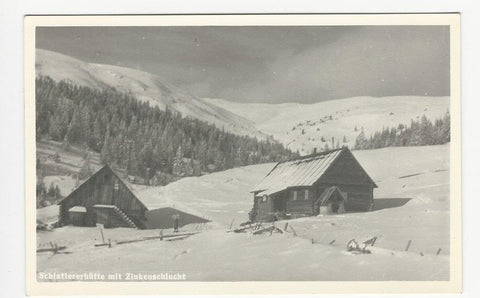 AK Schlattererhütte mit Zinkenschlucht.