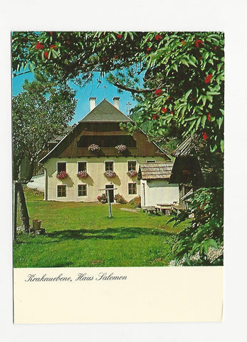 AK Krakauebene 65. Haus Salomon. Urlaub am Bauernhof. Gottfried Jesner vlg. Salomon.