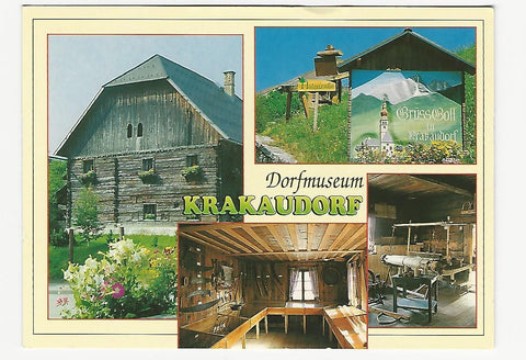 AK Dorfmuseum Krakaudorf. Bauerngehöft Waltlhaus.