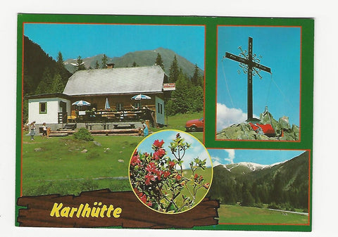 AK Karlhütte. Almstüberl. M. Esterl. Krakaudorf. (1984)