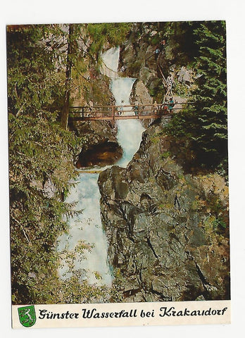 AK Günster Wasserfall bei Krakaudorf. (1985)