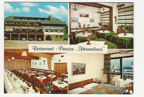 AK Krakaudorf. Restaurant Pension Heimathaus. Pächter: J. und M. Stöckl.
