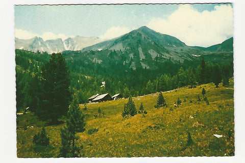 AK Grafenalpe. Blick gegen Rudolf-Schoberhütte und Bauleiteck.