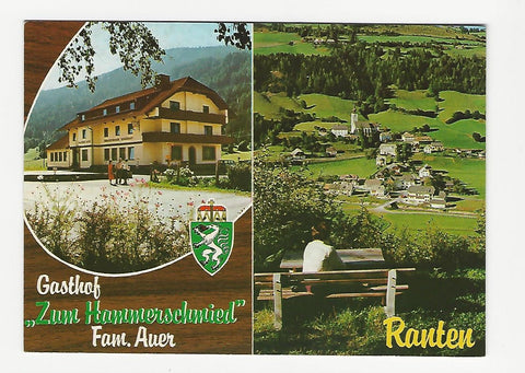 AK Ranten 14. Gasthof Zum Hammerschmied. Fam. Auer. (1986)