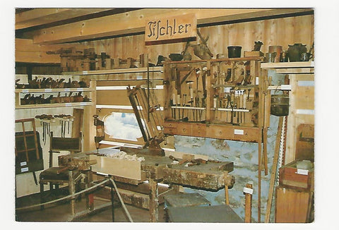 AK St. Ruprecht ob Murau. Steirisches Holzmuseum. Alte Tischlerwerkstätte.