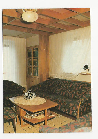 AK St. Ruprecht ob Murau. Steirisches Holzmuseum. Wohnzimmer in Kirsch natur.