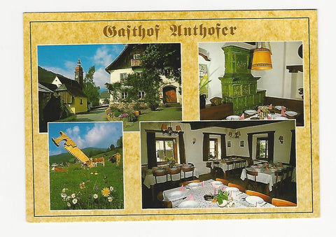 AK St. Ruprecht ob Murau 7. Gasthof Anthofer. Fritz Hofer.