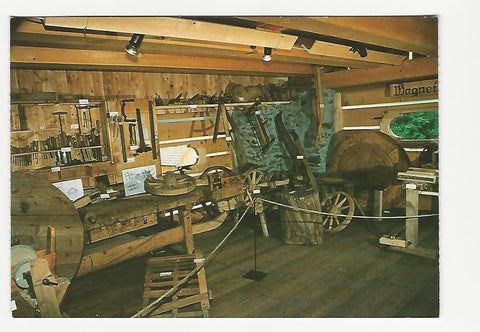 AK St. Ruprecht ob Murau. Steirisches Holzmuseum. Alte Wagnerwerkstätte.