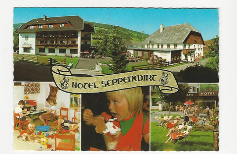 AK St. Lorenzen ob Murau. Hotel Seppenwirt. Familie Mühlbacher.