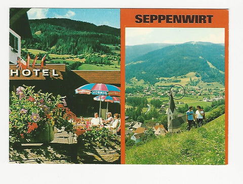 AK St. Lorenzen ob Murau. Hotel Seppenwirt. Familie Mühlbacher.