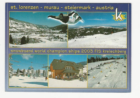 AK St. Lorenzen. Snowboard world champion ships 2003 FIS Kreischberg.