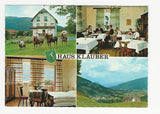 AK St. Georgen ob Murau. Haus Klauber. R. J. Autischer. Lutzmannsdorf 9a.