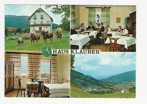 AK St. Georgen ob Murau. Haus Klauber. R. J. Autischer. Lutzmannsdorf 9a.