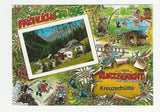 AK Alpengasthof Kreuzerhütte. Inh. Franz Simbürger. Sölkpaß. Schöder-Katsch 61. Fröhliche Grüsse...Zeitmangel. (1987)