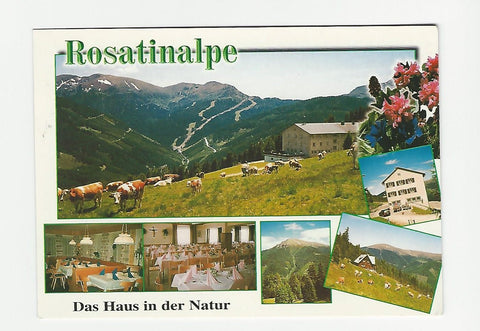 AK Turrach 88. Rosatinalpe. Das Haus in der Natur. Gasthof & Ferienhaus.