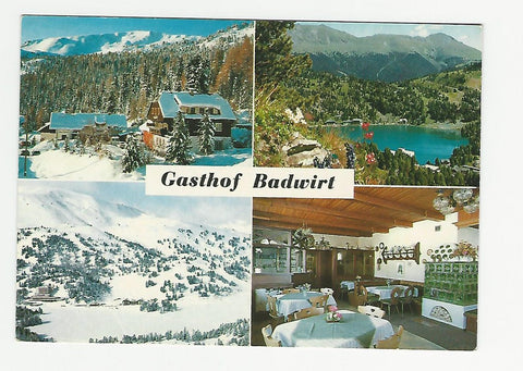 AK Turracherhöhe. Gasthof Pension Badwirt. Inh. Familie Maierbrugger.