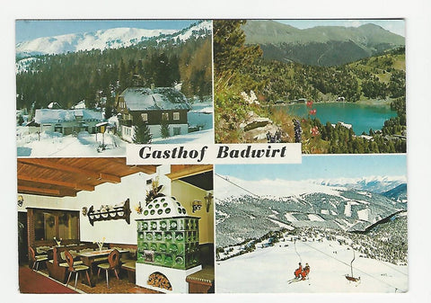 AK Turracherhöhe. Gasthof Pension Badwirt. Inh. Familie Maierbrugger.