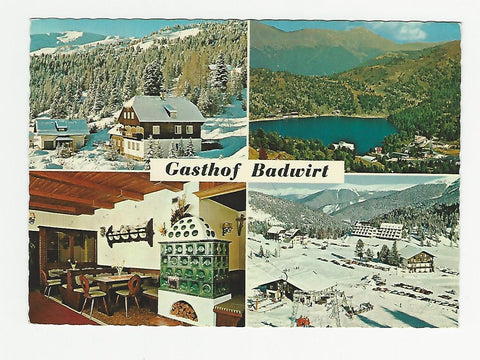 AK Turracherhöhe. Gasthof Pension Badwirt. Inh. Familie Maierbrugger.
