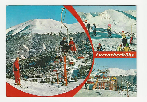 AK Turracherhöhe. Kornock-Sessellift gegen Eisenhut und Gregerlenock.
