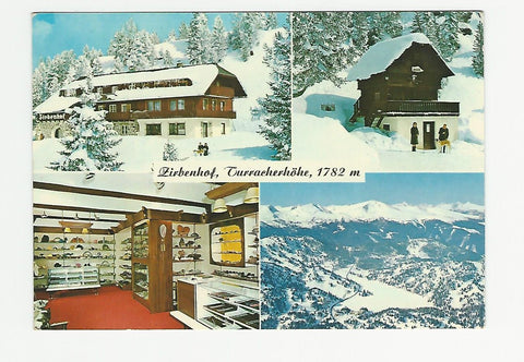 Werbe-AK Ebene Reichenau. Berghotel Zirbenhof. Turracherhöhe.