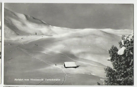 AK Abfahrt vom Rinsennock, Turracheralm.