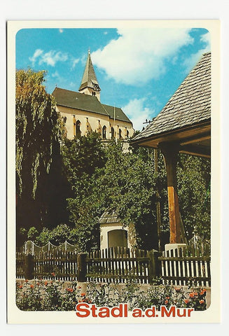 AK Stadl an der Mur. Spätgotische Pfarrkirche.