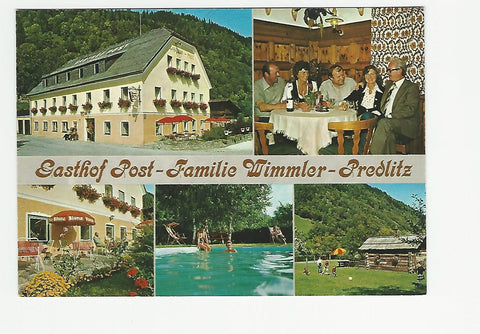 AK Predlitz. Gasthof Post. Max u. Sigrid Wimmler.