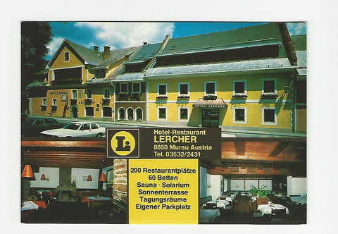 AK Murau. Hotel Restaurant Lercher.