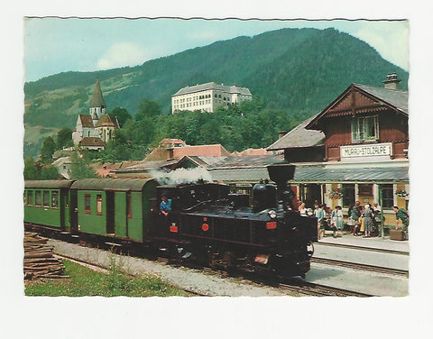 AK Murtalbahn bei Murau.