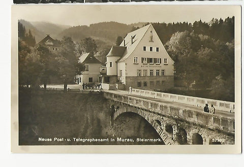 AK Murau. Neues Post- u. Telegraphenamt. (1957)