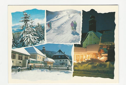 AK Steirisch Laßnitz 34. Gasthof Pension Restaurant Fam. Wallner.