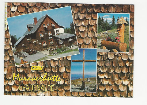 AK OEAV Murauerhütte. Fam. Pernthaler. Frauenalpe 45.