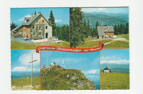 AK Gruß von der Frauenalpe bei Murau.